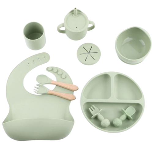 Baby Silicone Feeding Tableware Set